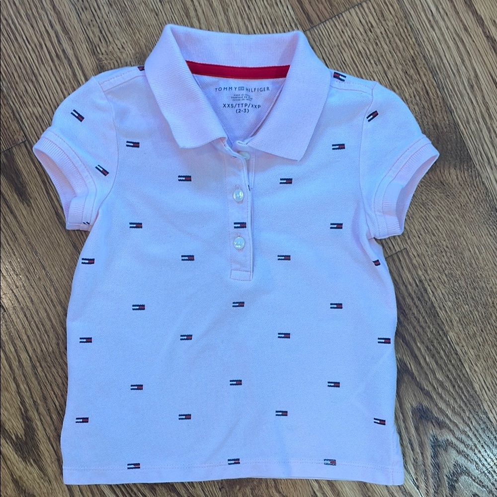 Girl’s Tommy Hilfiger Polo Shirt. Size 2-3. Excellent to Like New Condition.